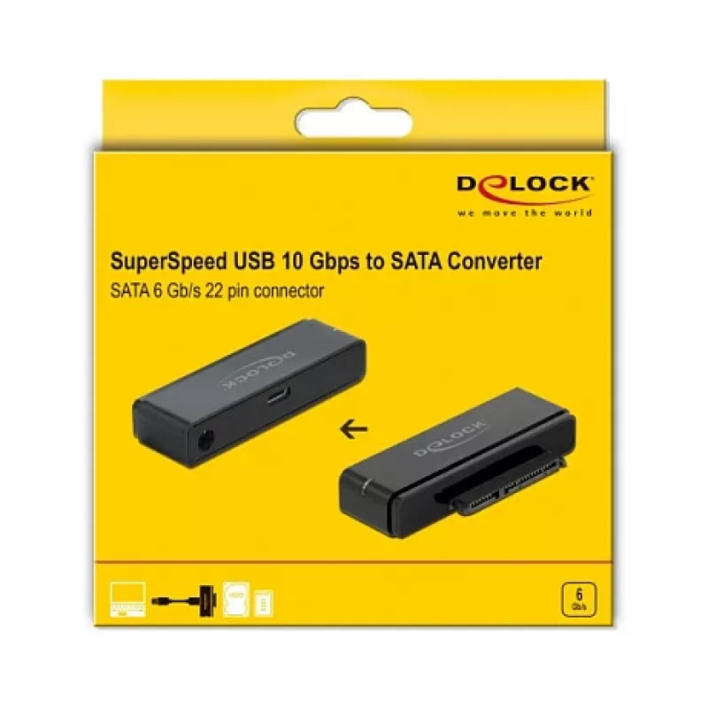 USB USB-C SATA-muundur DeLOCK 64188