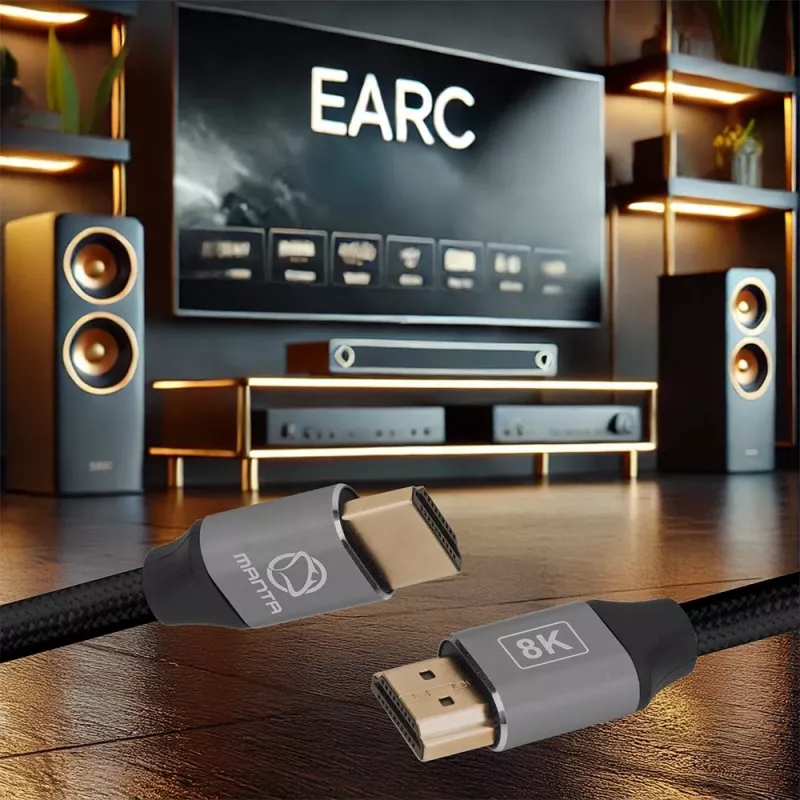 HDMI-kaabel MANTA HDMI-1.5MC 1,5 m, toetab kuni 8K