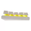 Mehaaniline klaviatuur White Shark Wakizashi-2 US Red Switch, Tenkeyless/US paigutus, valge