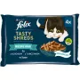 FELIX Tasty Shreds lõhe ja tuunikalaga - 4x 80g