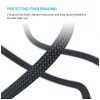 Magnetiline põimitud USB-C kuni USB-C kaabel FIXED FIXDBM-CC2-GR, USB 2.0, põimitud ümbris, fikseeritud pikkus, hall