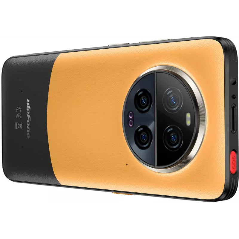 Tugevdatud nutitelefon UleFone Armor 23 Ultra 5G — 12 GB muutmälu, 512 GB salvestusruum, oranž