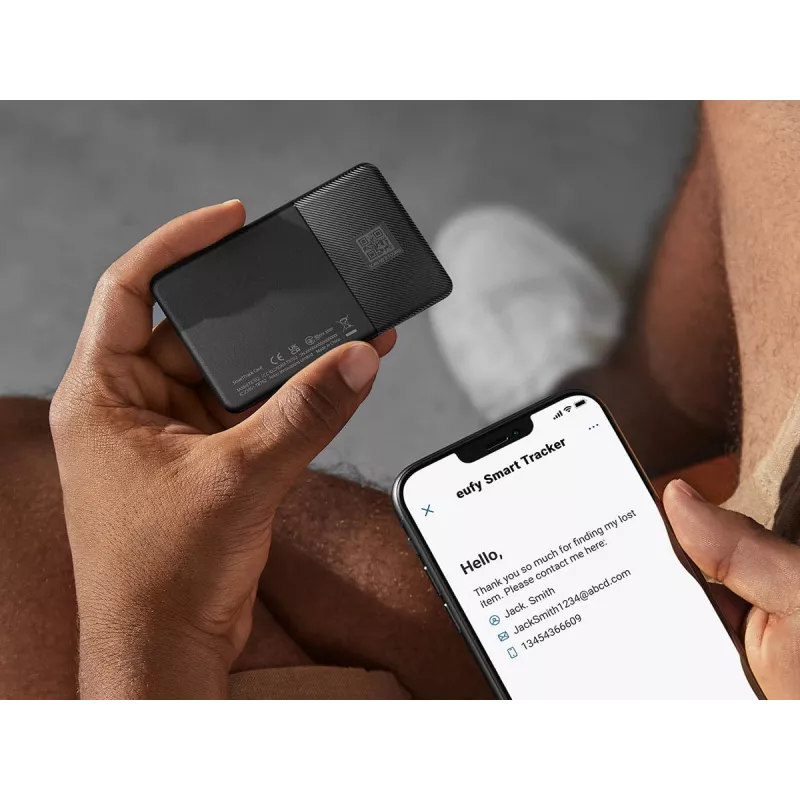 GPS-jälgija Eufy SmartTrack Card Must Universaalne Aku kestvus 26280 h