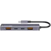 Canyon DS-18 - USB-C jaotur - 5 porti - 1x USB-C 5V alalisvoolu laadimine - 2x USB-C - 10Gbps - 2x USB 3.2