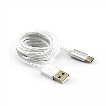 Sbox USB-TYPEC-15W USB->Type C M/M 1,5m Kookosvalge