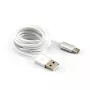 Sbox USB-TYPEC-15W USB->Type C M/M 1,5m Kookosvalge