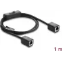 DELOCK RJ45 Cat.6 F/UTP 1 m võrgukaabel sisseehitatud lülitiga (BUBU)