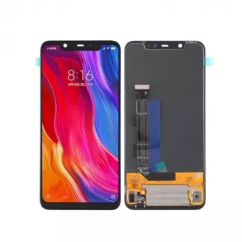 LCD-ekraan Xiaomi Mi 8 (must) ORG