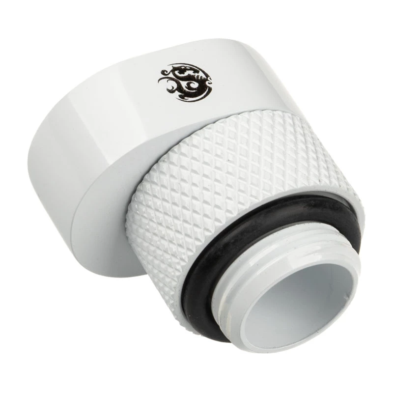 BitsPower X-Cross adapter G1/4 tolline isane G1/4 tollisele emasele, 5 mm nihe, valge