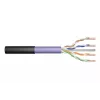 DIGITUS Professional paigalduskaabel - rullkaabel - 500 m - UTP - CAT 6 - halogeenivaba, välitingimustesse, robustne - must