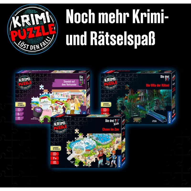 detective-Puzzle Die drei Kids: Vorsicht Glibberfalle (150 tükki)