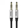 Baseus Yiven Audio kaabel kaabel 3.5 male Audio M30 1.5M Hõbedane+ Must