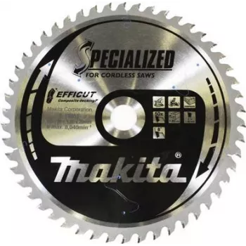 Makita Efficut - ketassaetera - puidule, metallile, puitplastkomposiidile (WPC) - 190 mm - 50 hammast - Makita DLS713NZ, DLS714NZ jaoks (E-12251)