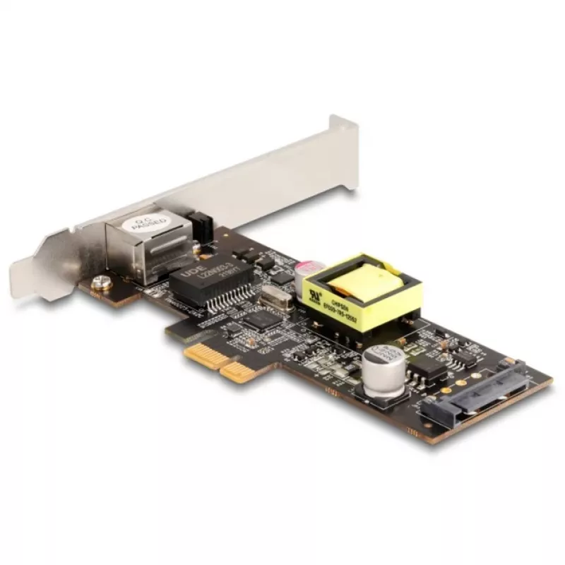 DeLOCK 88506 PCI Express x1 võrgukaart, 1 x RJ45 2.5 Gigabit LAN PoE+