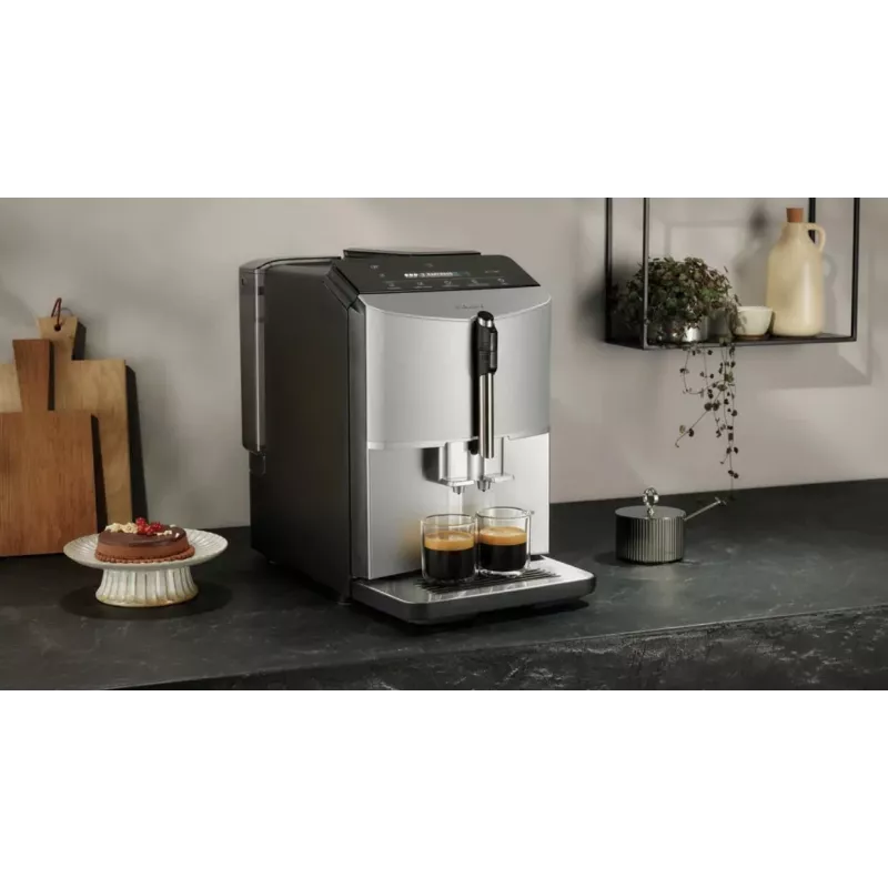 Siemens TF303E01 EQ300 espressomasin (hõbedane; 1300W)