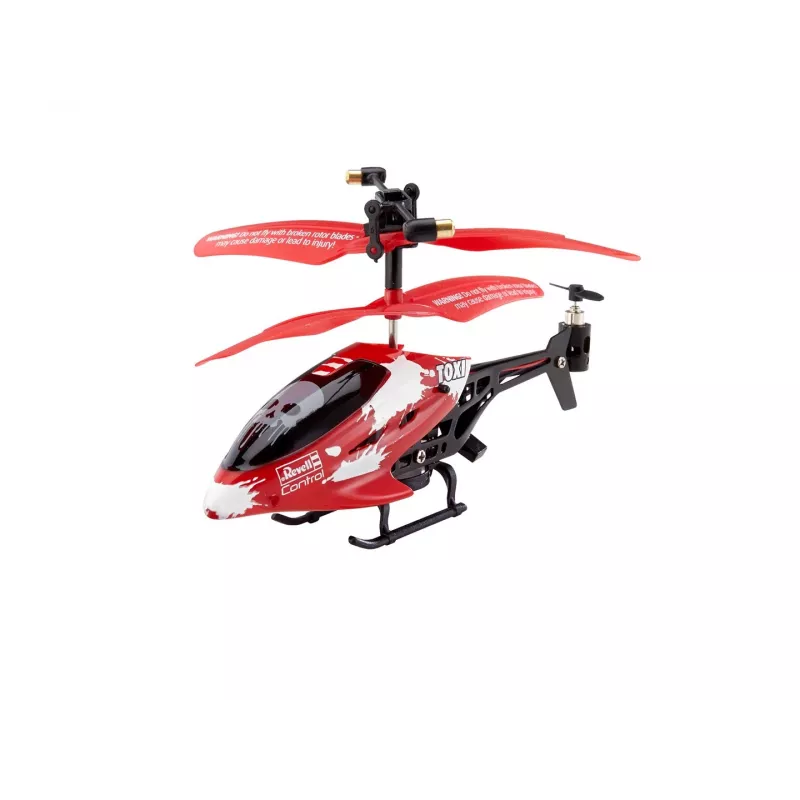 Helicopter RC Revell TOXI elektrimootor, LiPo 75 mAh, 15 g, valge/punane/must
