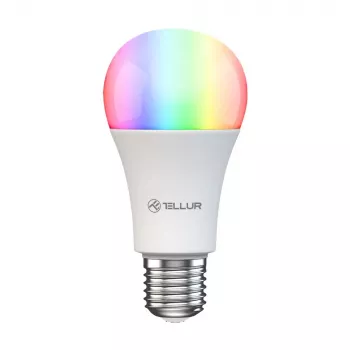 Tellur TLL331341 nutikas WiFi-pirn, 9 W, RGB, hämardatav — Wi‑Fi RGB LED 9W, hämardatav