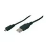 Assmann USB 2.0 ühenduskaabel. A-tüüp - micro B M/M. 3,0m. USB 2.0 ühilduv. UL. must (AK-300110-030-S)