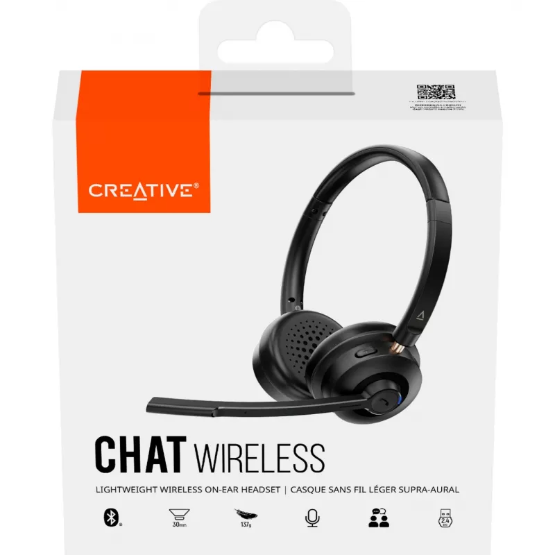 Juhtmeta kõrvaklapid Chat Wireless