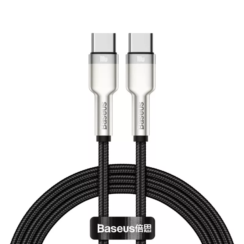 USB-C–USB-C kaabel Baseus CATJK-C01, USB 3.2 Gen 1, 1 m, must