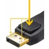 Goobay DisplayPort-ühenduskaabel 1.4 3m DisplayPort-DisplayPort