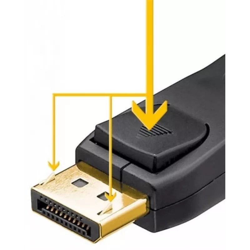 Goobay DisplayPort-ühenduskaabel 1.4 3m DisplayPort-DisplayPort