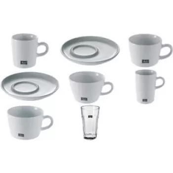 Portselanist espresso alustass MELITTA M-Cups 110 mm — komplekt 6 tk