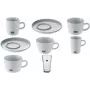 Portselanist espresso alustass MELITTA M-Cups 110 mm — komplekt 6 tk