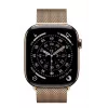 Apple Watch GPS + Cellular 46mm kuldne titaankorpus kuldne Milano aas S/M