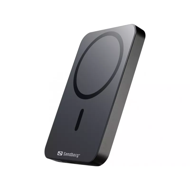 Kaasaskantav akupank Sandberg Mag Wireless Powerbank 5000 ALU, 5000 mAh