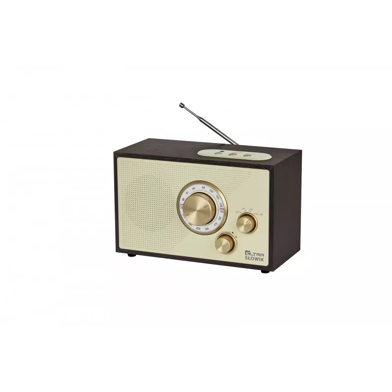 Raadio OR Nightingale USB/BT tumepruun