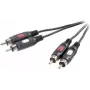 SpeaKa Professional RCA heliühenduskaabel [2x RCA-pistik - 2x RCA-pistik] 1.50 m Must (SP-7869764)