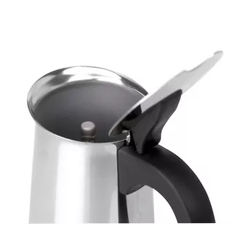 Moka pot JATA Odin Must roostevaba teras