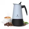 Piccolina 600, kohvimasin helesinine/must, 300 ml I 6 tassi