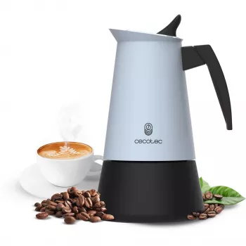 Piccolina 600, kohvimasin helesinine/must, 300 ml I 6 tassi