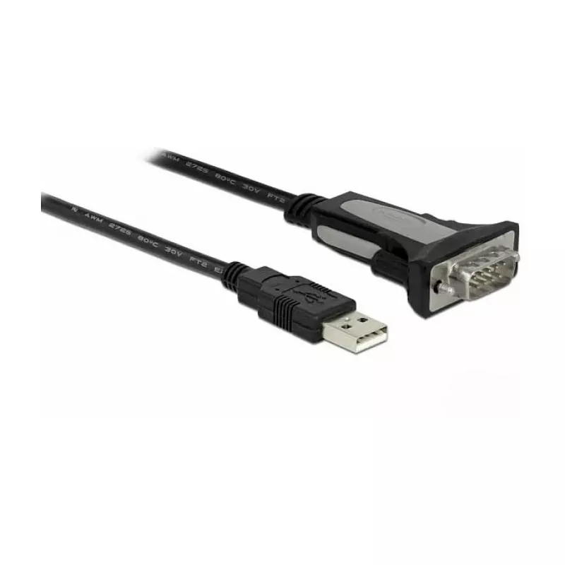 USB 2.0 Type-A – 1 x jada-RS-232 DB9, 4 m, DeLOCK 66323