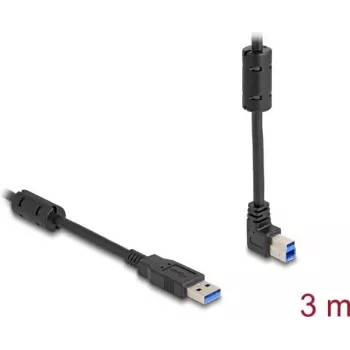 DeLOCK USB-kaabel tüüp-A isane tüüp-B isane 90° üles suunatud nurga all 3 m