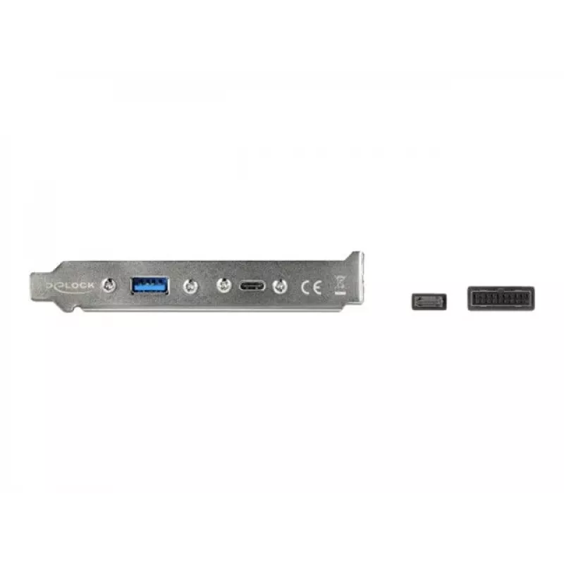 Slotklamber DeLOCK 89934 1 x USB USB-C ja 1 x USB Type-A pordiga