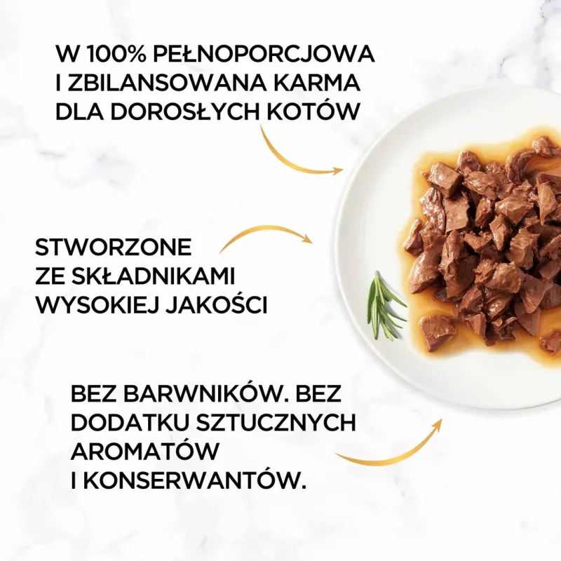 GOURMET Gold Sauce Delight Beef - märg kassitoit - 85 g
