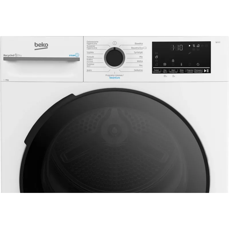 Riidekuivati BEKO BM3T49249W — eraldiseisev trummelkuivati, mudel BM3T49249W