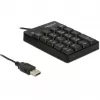 Numeriline klaviatuur DeLOCK 12481 universaalne USB must