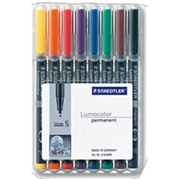 Püsimarker Staedtler 313 WP8 Must Sinine Pruun Roheline Oranž Punane Violetne Kollane