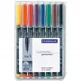 Püsimarker Staedtler 313 WP8 Must Sinine Pruun Roheline Oranž Punane Violetne Kollane