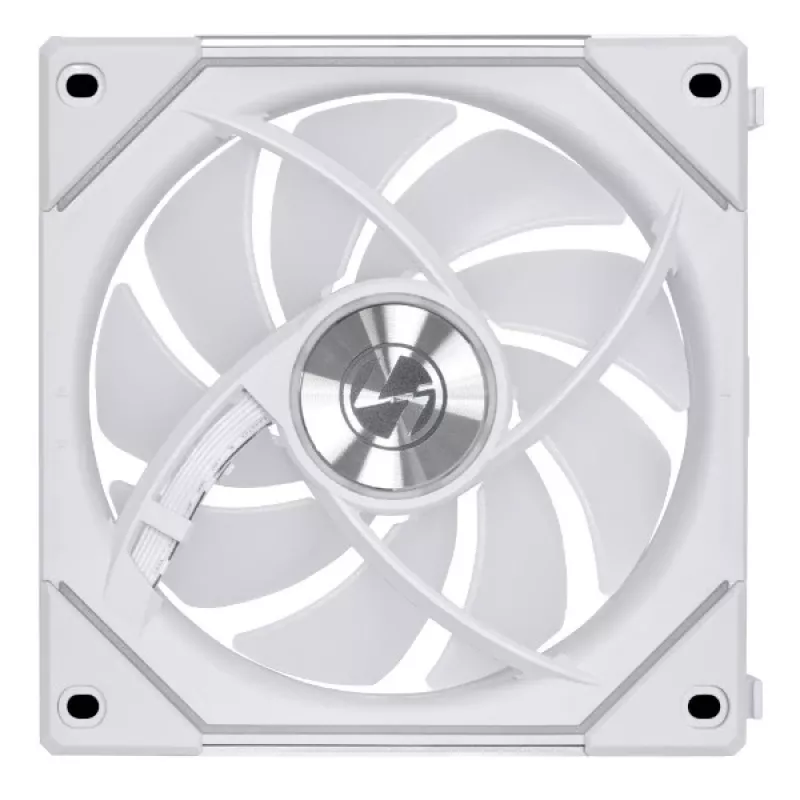 120 mm Lian Li UNI FAN SL-INF Wireless ARGB PWM — valge, modulaarne magnetiline ventilaatorisüsteem