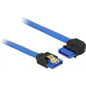 SATA kaabel DeLOCK 84991 0,5 m SATA 7-pin Must Sinine