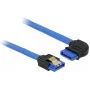 SATA kaabel DeLOCK 84991 0,5 m SATA 7-pin Must Sinine