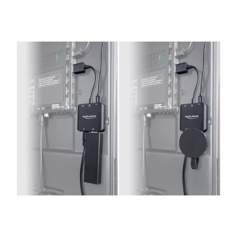 HDMI Audio Extractor DeLOCK 4K 60 Hz kompaktne