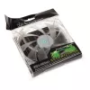 SilverStone SST-FN121-P-GL 120 mm korpuse ventilaator rohelise LED-valgustusega