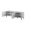 RTV-kapp ABETO 150x42x52 valge/valge läikiv