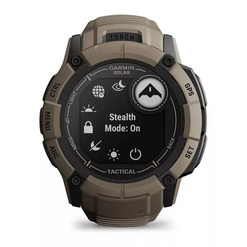 Garmin Instinct 2X Solar Tactical Edition 2,79 cm (1,1) MIP 50 mm Digitaalne 176 x 176 pikslit Puuteekraan Roheline GPS (satelliit)